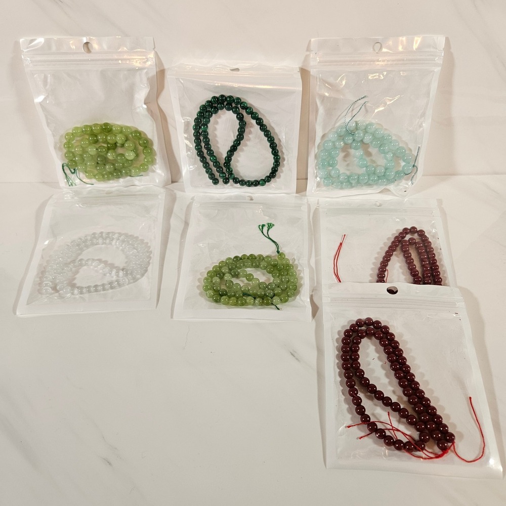 Love Beads 6mm 8mm 15 Inch Strands Gemstone Beads for Jewelry Making DIY Crafts